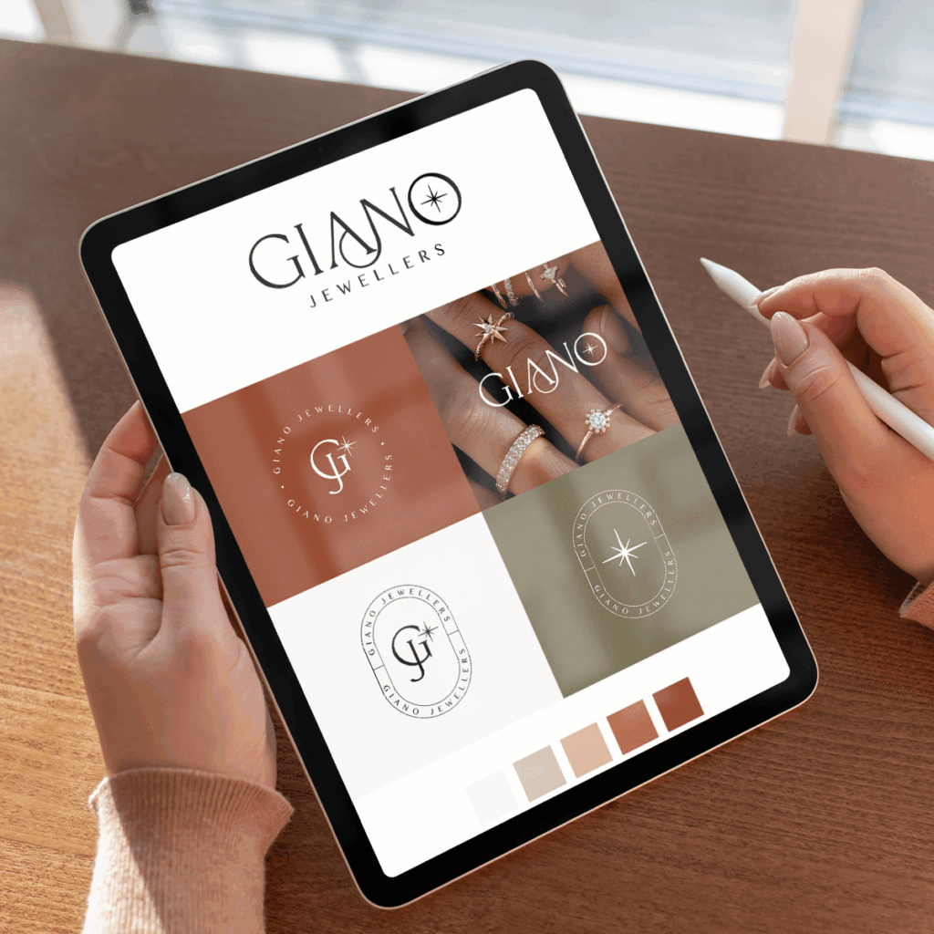 Giano Jewellers brand identity and logo suite