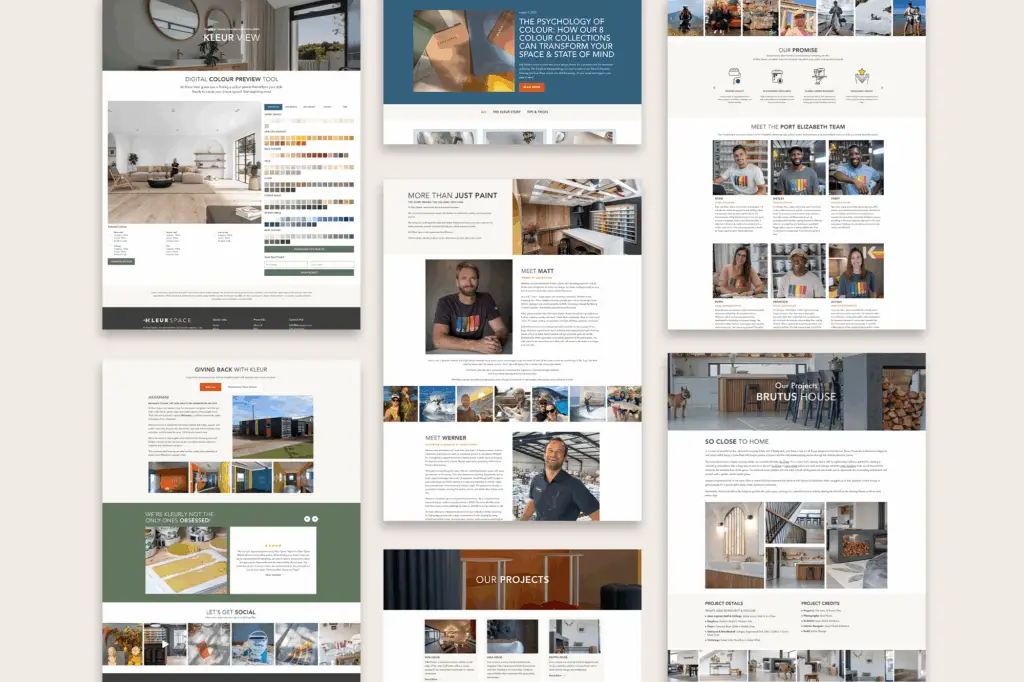 user experience website design