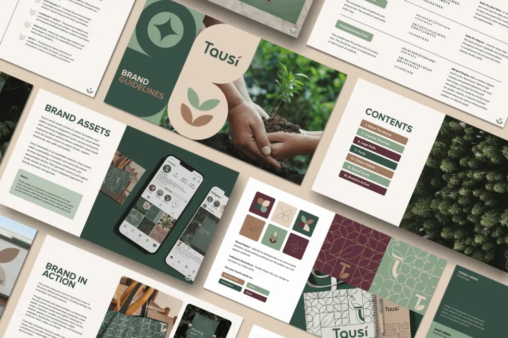 Tausi Forests digital communications assets