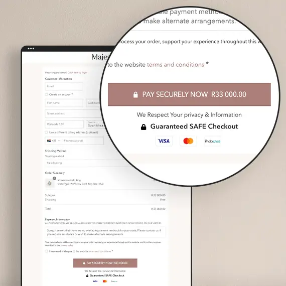 Majestic one-page WooCommerce checkout