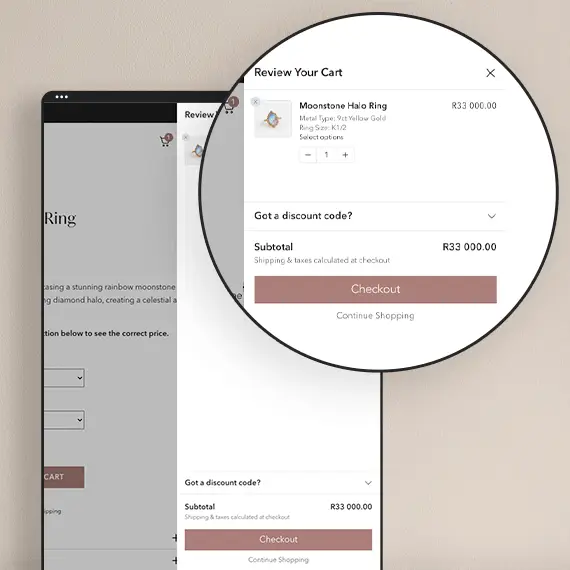 Majestic WooCommerce side cart